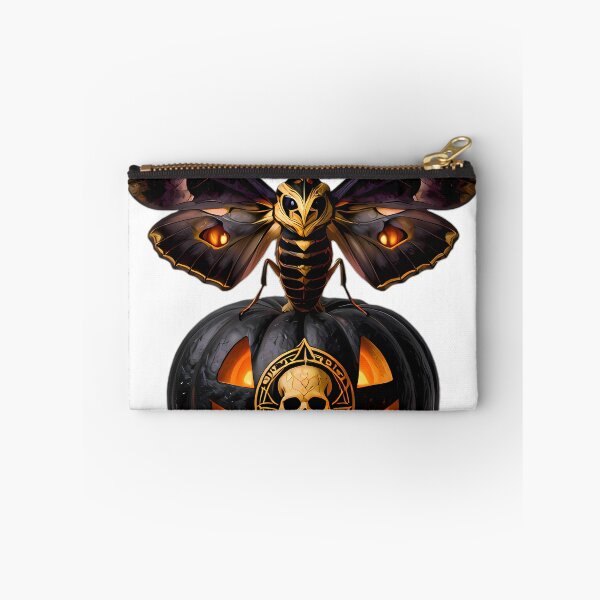 Item preview, Gothic Deaths-Head Hawkmoth Skull Pumpkin designed and sold by IllumeInk.