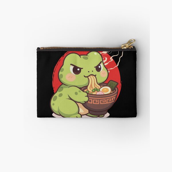 Item preview, Grumpy Frog Eating Ramen designed and sold by tellia-kallisto.