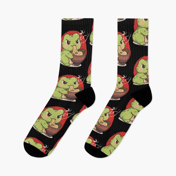 Item preview, Grumpy Frog Eating Ramen designed and sold by tellia-kallisto.