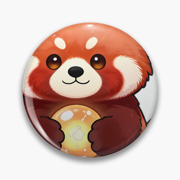 Item preview, Cute Red Panda Holding Constellation Orb designed and sold by pumsquare.
