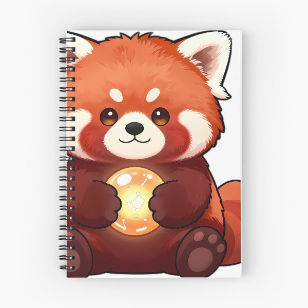 Item preview, Cute Red Panda Holding Constellation Orb designed and sold by pumsquare.
