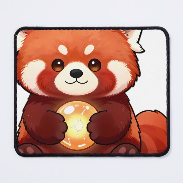 Item preview, Cute Red Panda Holding Constellation Orb designed and sold by pumsquare.