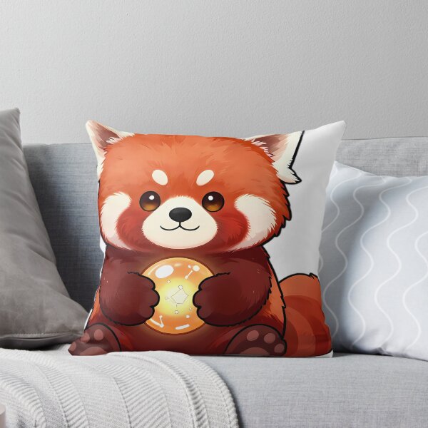 Item preview, Cute Red Panda Holding Constellation Orb designed and sold by pumsquare.