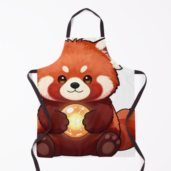 Item preview, Cute Red Panda Holding Constellation Orb designed and sold by pumsquare.