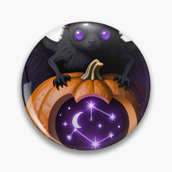 Item preview, Gothic Pipistrelle Bat Star Constellation Pumpkin designed and sold by IllumeInk.