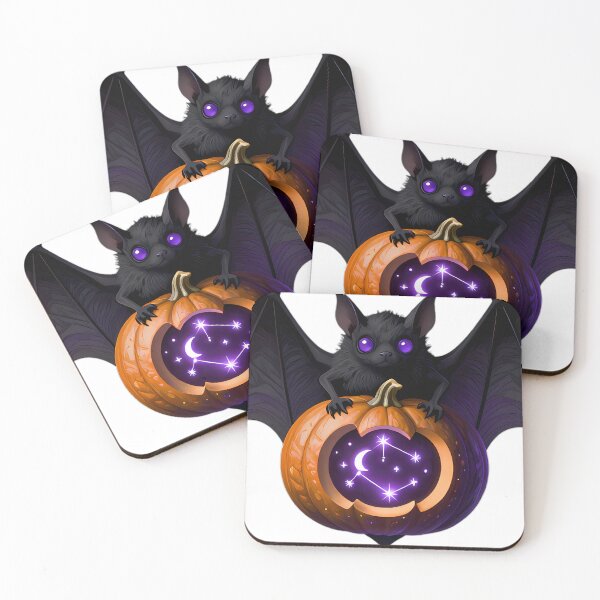 Item preview, Gothic Pipistrelle Bat Star Constellation Pumpkin designed and sold by IllumeInk.