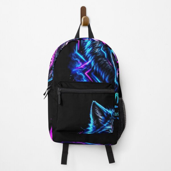 Item preview, Neon Wolf Pawarmogiyaji Motivational Cyberpunk Art designed and sold by Pawar1999.