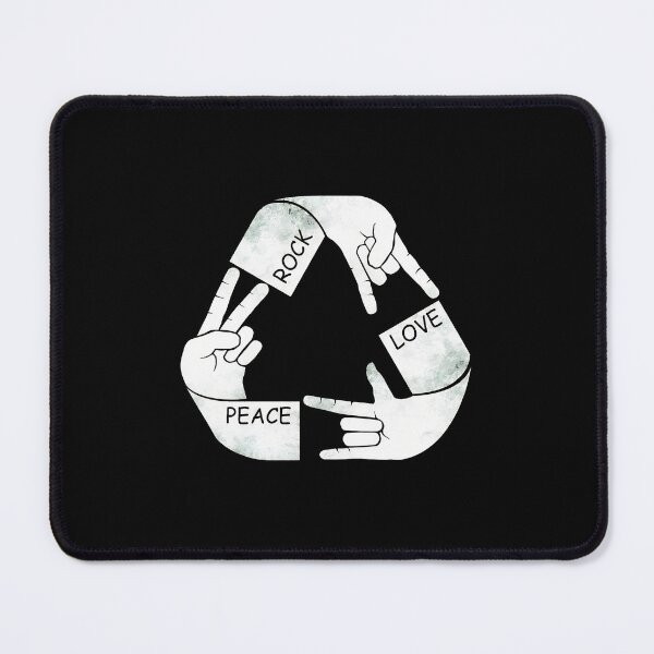 Item preview, Rock Love Peace Hand Gesture Triangle Design designed and sold by helencacu.