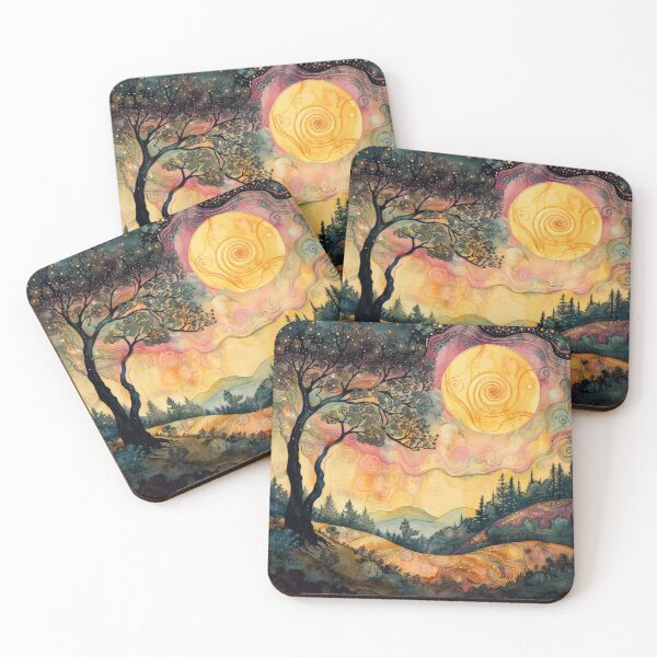 Item preview, Ancient Tree Beneath Spiral Sun designed and sold by DeePat77.