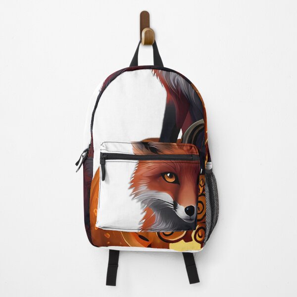 Item preview, Gothic Red Fox Autumn Rune Pumpkin designed and sold by IllumeInk.