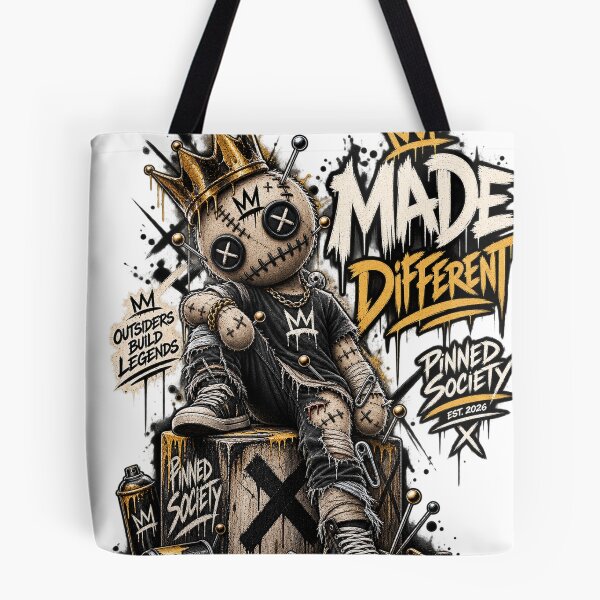 Item preview, Graffiti Punk Doll Streetwear Pinned Society designed and sold by Blue Raven Designs.