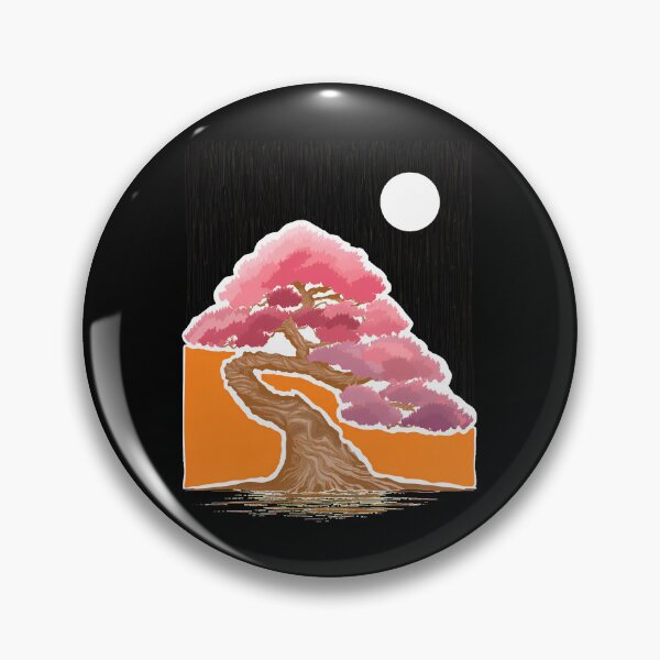 Item preview, Sakura Tree Moon Art designed and sold by lasopent.