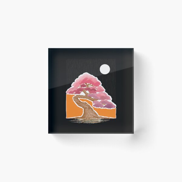 Item preview, Sakura Tree Moon Art designed and sold by lasopent.