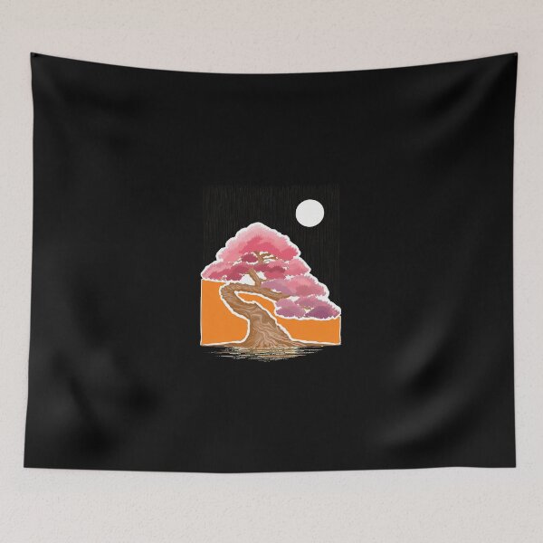 Item preview, Sakura Tree Moon Art designed and sold by lasopent.