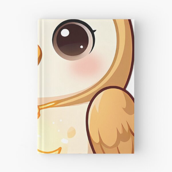 Item preview, Cute Barn Owl Holding Golden Crescent Moon designed and sold by pumsquare.