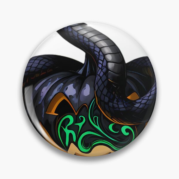 Item preview, Gothic Black Viper Witchfire Pumpkin designed and sold by IllumeInk.