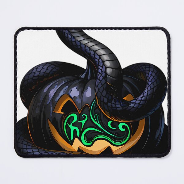 Item preview, Gothic Black Viper Witchfire Pumpkin designed and sold by IllumeInk.