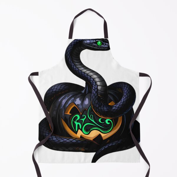 Item preview, Gothic Black Viper Witchfire Pumpkin designed and sold by IllumeInk.