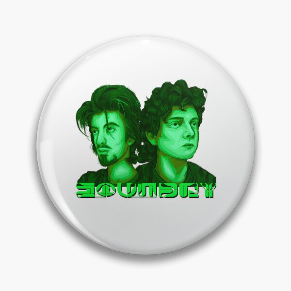 Item preview, Soundry Band Neon Green Portrait Artwork designed and sold by ImogenDavisArt.