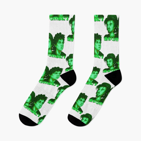 Item preview, Soundry Band Neon Green Portrait Artwork designed and sold by ImogenDavisArt.