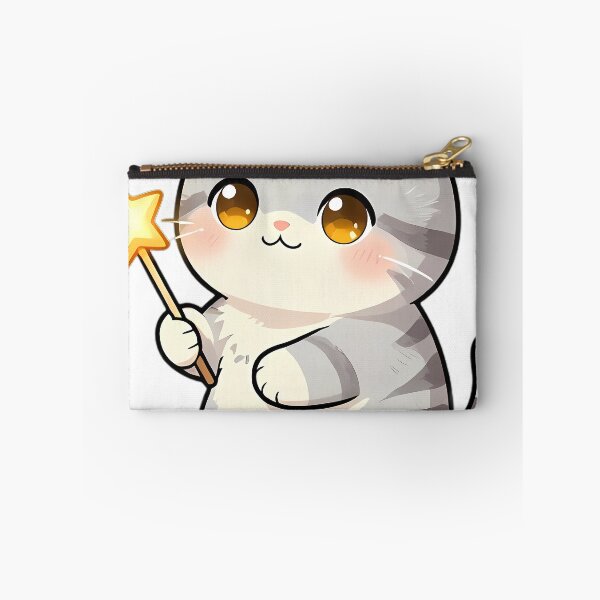 Item preview, Cute Scottish Fold Kitten with Star Wand designed and sold by pumsquare.