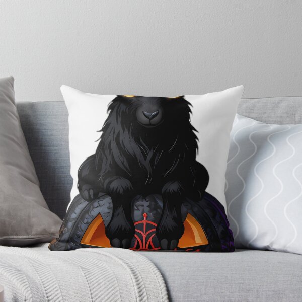 Item preview, Gothic Black Goat Kid Occult Rune Pumpkin designed and sold by IllumeInk.