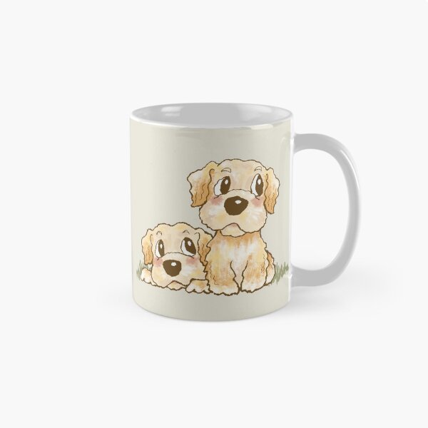 Item preview, Two Golden Retriever puppies designed and sold by Toru Sanogawa.