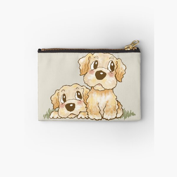 Item preview, Two Golden Retriever puppies designed and sold by Toru Sanogawa.