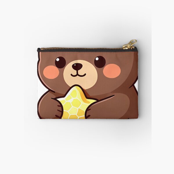 Item preview, Cute Baby Bear Cub Hugging Honeycomb Star designed and sold by pumsquare.
