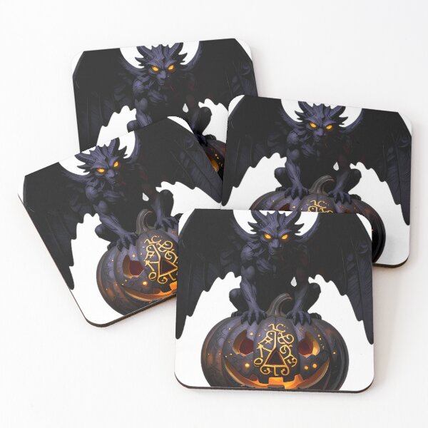 Item preview, Gothic Stone Gargoyle Slate Pumpkin designed and sold by IllumeInk.
