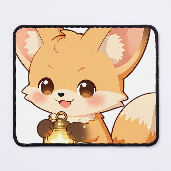Item preview, Cute Fennec Fox Pup with Star Lantern designed and sold by pumsquare.