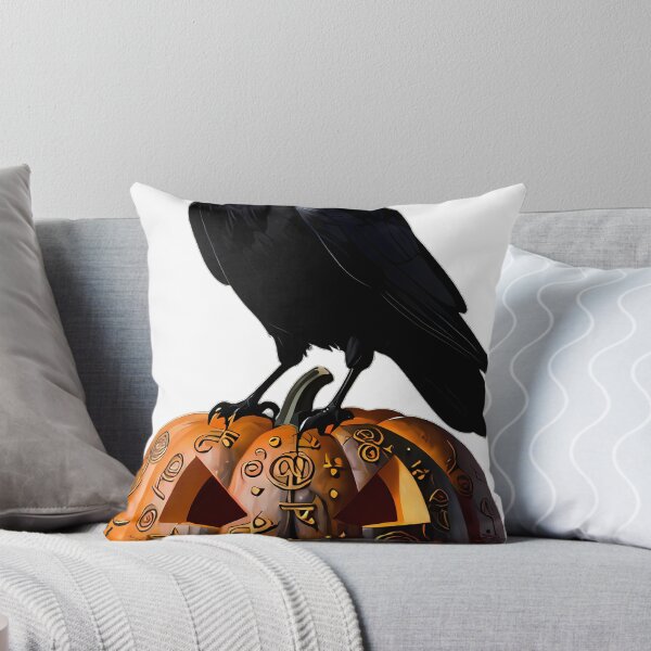 Item preview, Gothic Crow Alchemy Sigil Pumpkin designed and sold by IllumeInk.