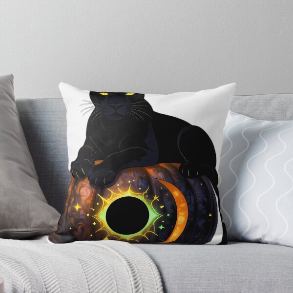 Item preview, Gothic Black Panther Cub Eclipse Pumpkin designed and sold by IllumeInk.