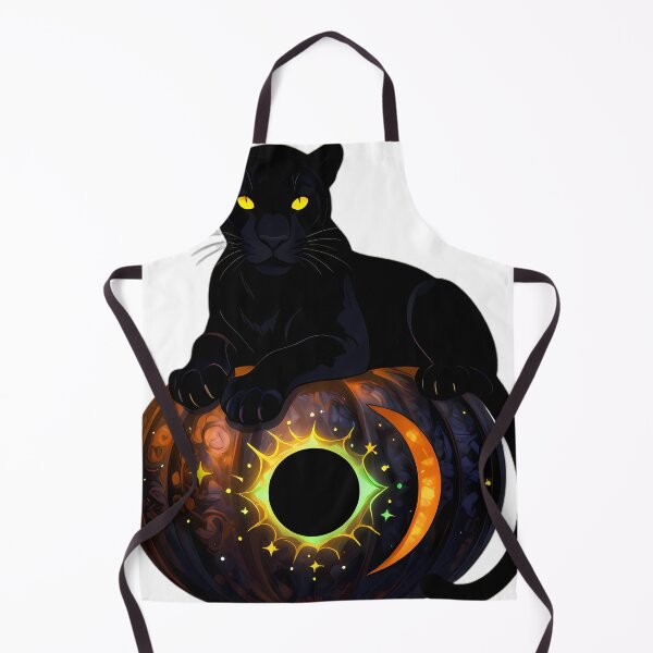 Item preview, Gothic Black Panther Cub Eclipse Pumpkin designed and sold by IllumeInk.