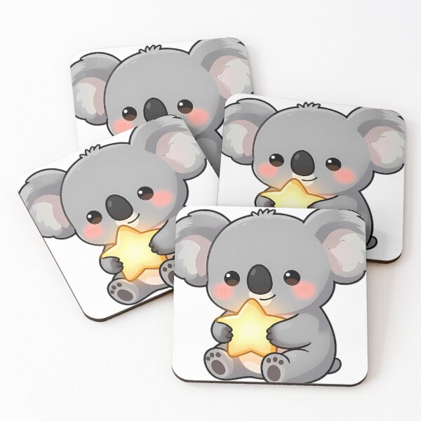 Item preview, Cute Baby Koala Hugging Shooting Star designed and sold by pumsquare.