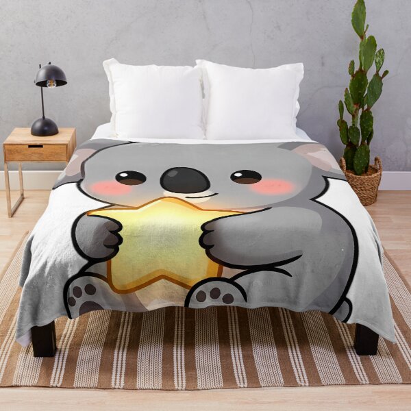 Item preview, Cute Baby Koala Hugging Shooting Star designed and sold by pumsquare.