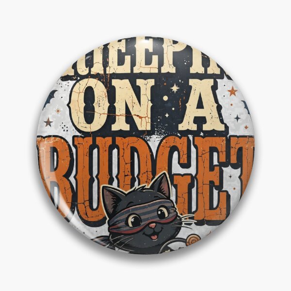 Item preview, Funny Black Cat Halloween Burglar T-Shirt designed and sold by Worn and Witty.