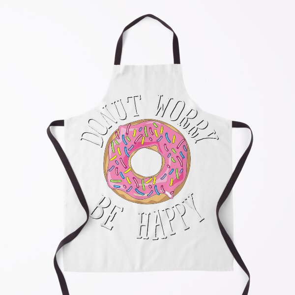 Item preview, Donut Worry Be Happy Funny Cooking Novelty T-Shirt Gift T-Shirt designed and sold by gidget-gadget.