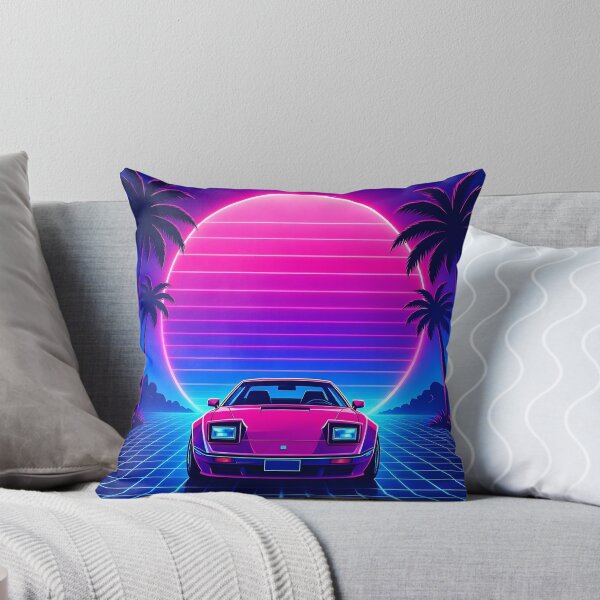 Item preview, Neon Night - Retro Synthwave 80s Car Art designed and sold by Herodestroyer.