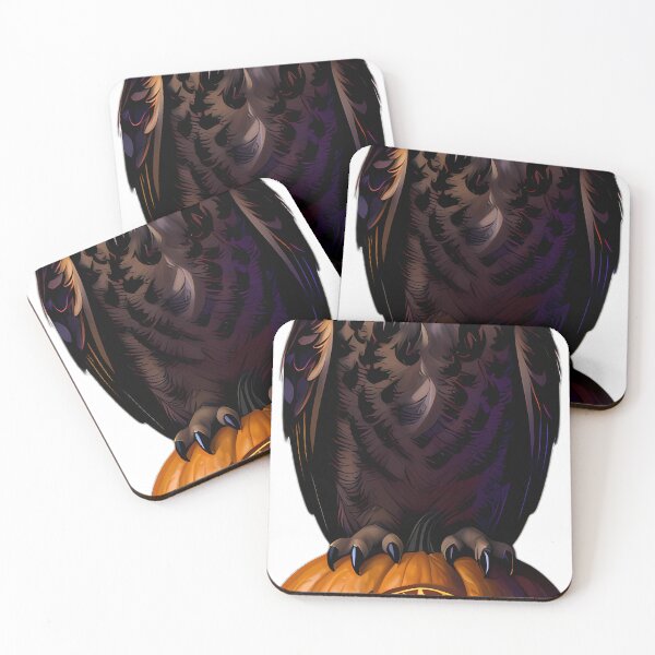 Item preview, Gothic Great Horned Owl Runic Wheel Pumpkin designed and sold by IllumeInk.