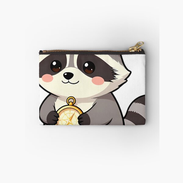 Item preview, Cute Baby Raccoon with Star Pocket Compass designed and sold by pumsquare.