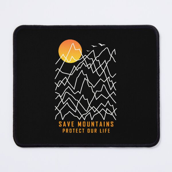 Item preview, Save Mountains Protect Our Life Nature Graphic designed and sold by sotospor.