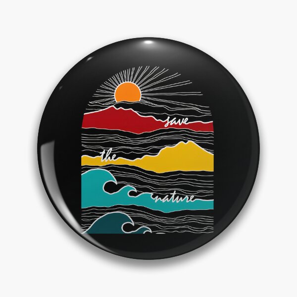 Item preview, Save Nature Landscape Sun Mountains Waves Art designed and sold by lamercarv.