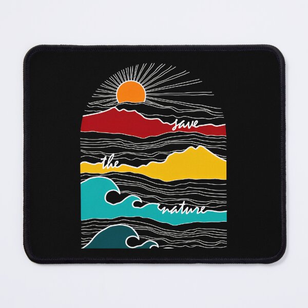 Item preview, Save Nature Landscape Sun Mountains Waves Art designed and sold by lamercarv.