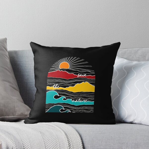 Item preview, Save Nature Landscape Sun Mountains Waves Art designed and sold by lamercarv.