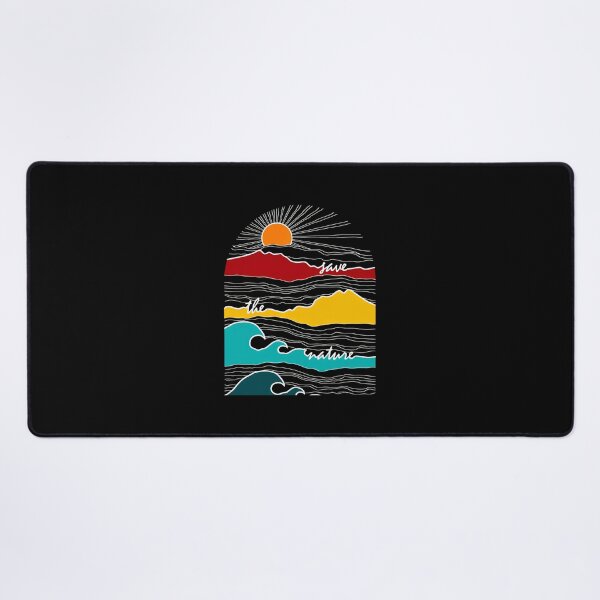 Item preview, Save Nature Landscape Sun Mountains Waves Art designed and sold by lamercarv.
