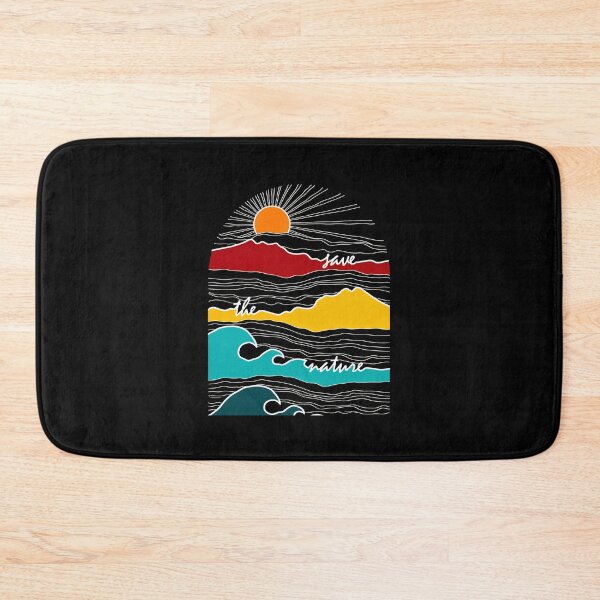 Item preview, Save Nature Landscape Sun Mountains Waves Art designed and sold by lamercarv.