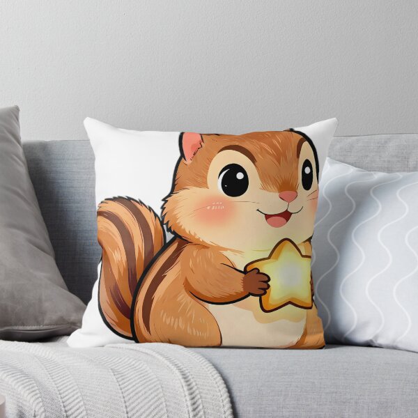 Item preview, Cute Chipmunk with Glowing Acorn Star designed and sold by pumsquare.