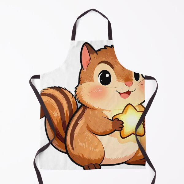 Item preview, Cute Chipmunk with Glowing Acorn Star designed and sold by pumsquare.