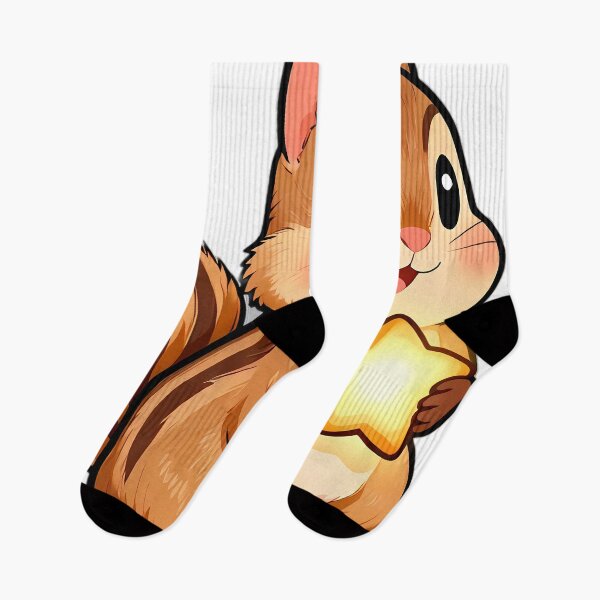 Item preview, Cute Chipmunk with Glowing Acorn Star designed and sold by pumsquare.